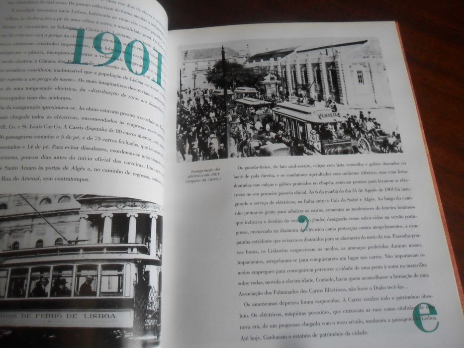 "ELÉCTRICOS DE LISBOA" de Cristina Ferreira Gomes e N Glock 1ª Ed 1994