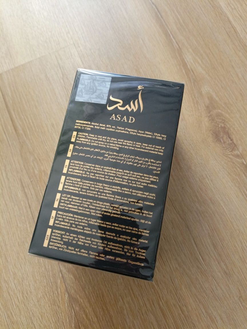 Oryginalne Arabskie perfumy Lattafa ASAD 100ml EDP