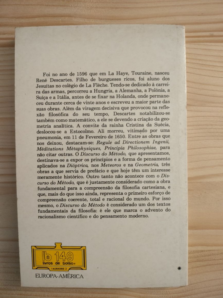 Discurso do Método . Descartes
