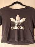 Crop top Adidas czarny
