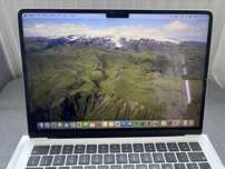 MacBook Air Apple 13 cali czip M2 srebrny 16GB RAM 256GB bateria 100%