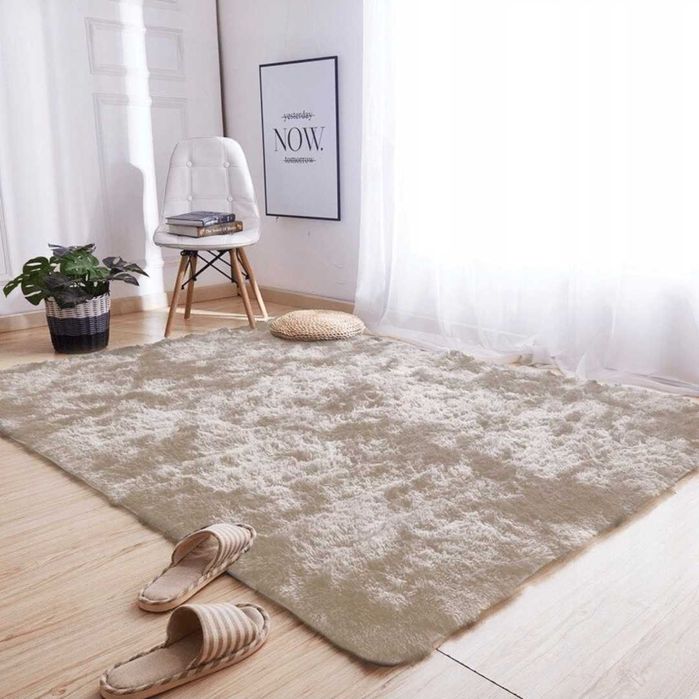 Dywan Shaggy Ombre antypoślizgowy nowoczesny salon miękki 300x400