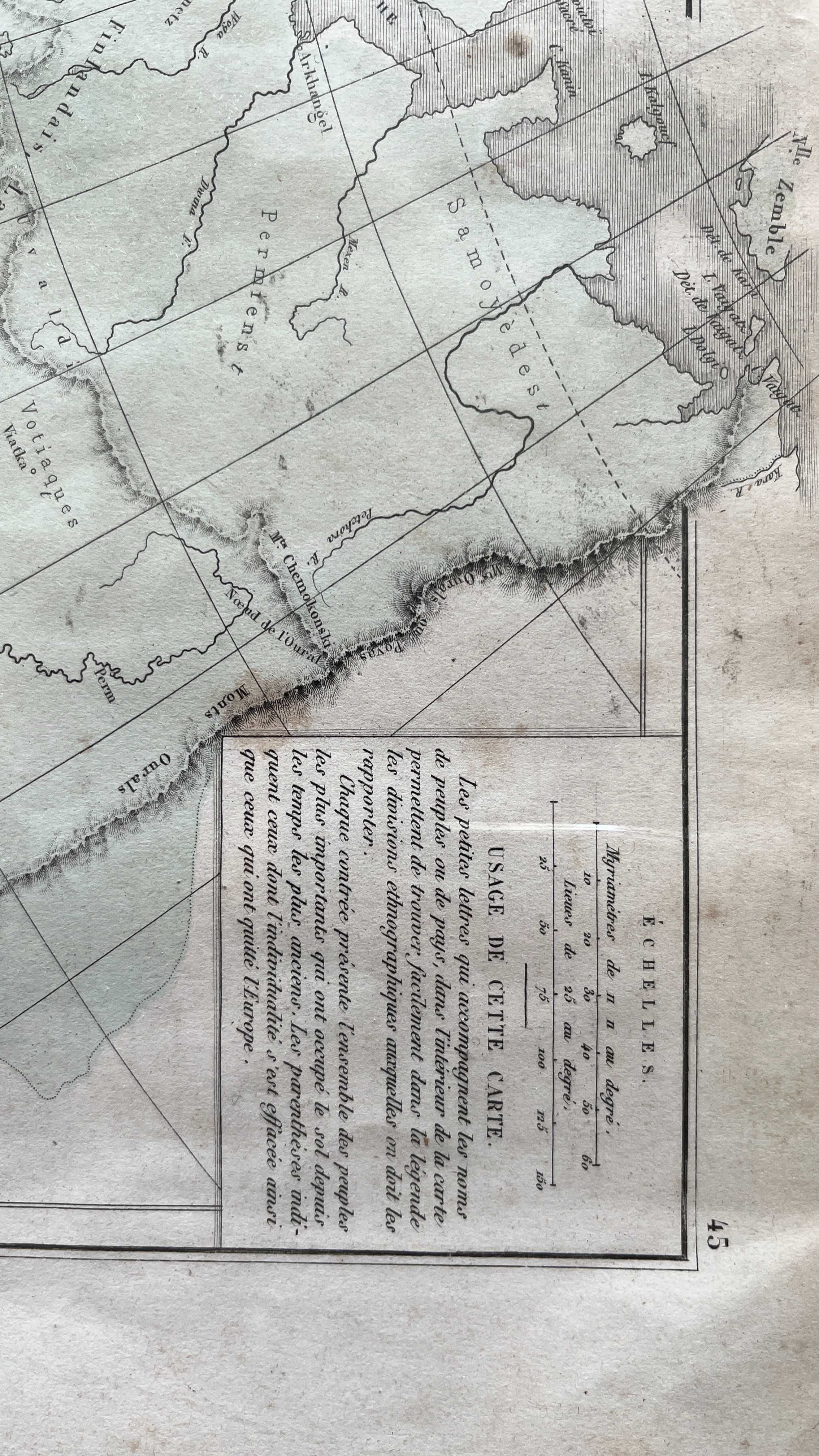 Stara mapa polityczna Europy 1866 / XIX wiek