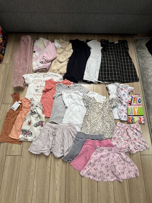 Paczka zestaw ubrań 104 dziewczynka h&m reserved sinsay
