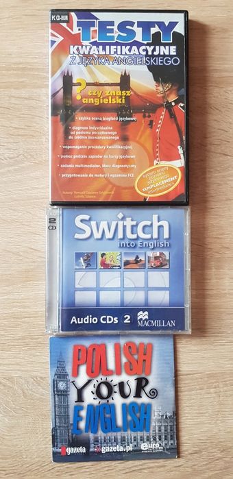 Różne płyty do nauki języka angielskiego