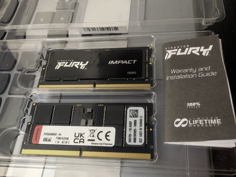KINGSTON Fury Impact 64GB (2x32GB) 5600MHz