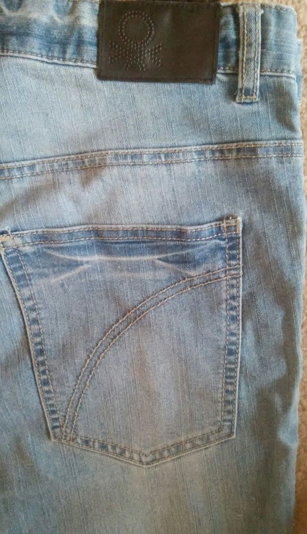 Jeansy benetton r.152/164