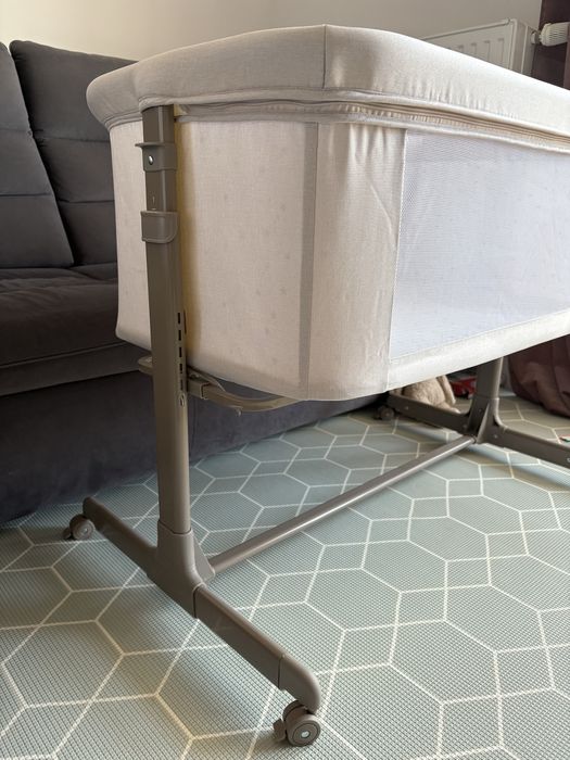 Łóżeczko dostawka Carrello Luna Silk Beige