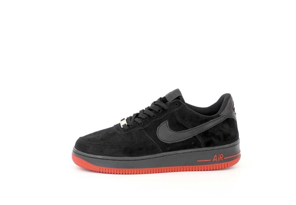 Кросівки Nike Air Force 1 Low black/red premium