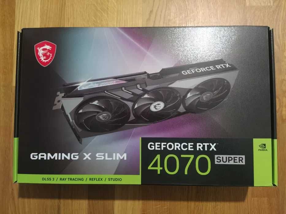 MSI GeForce RTX 4070 SUPER 12G gaming X SLIM