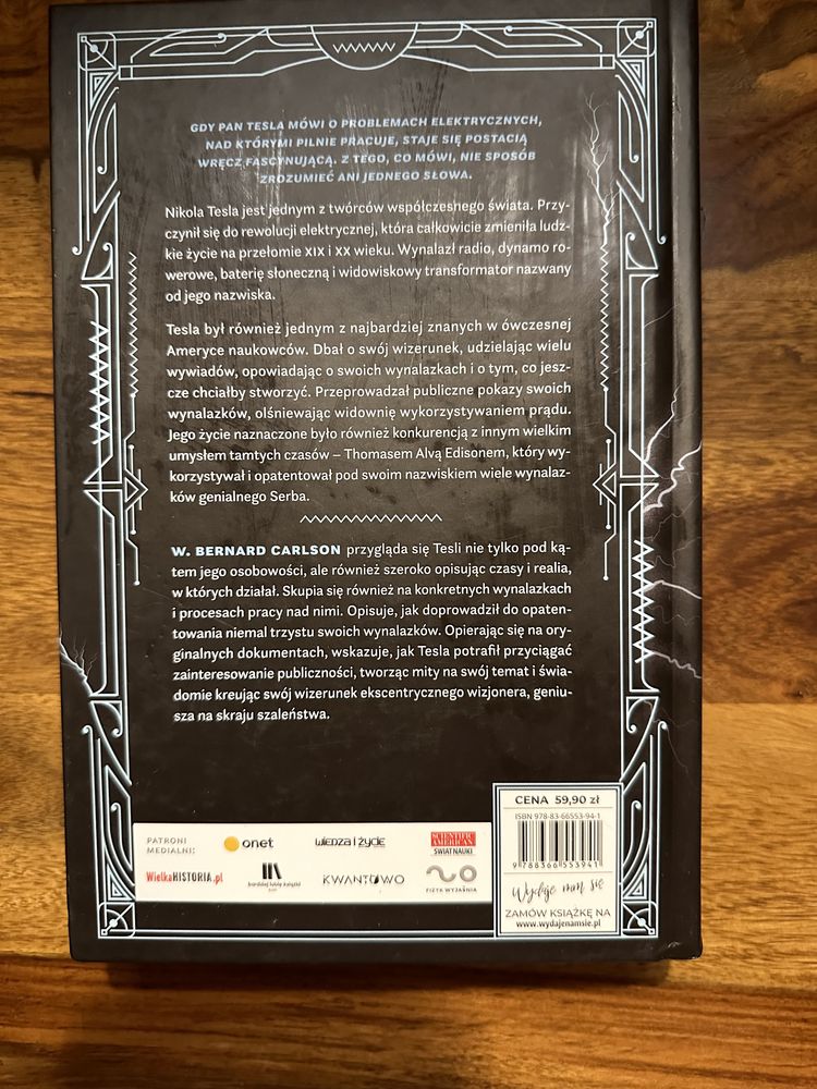 Książka Tesla geniusz na skraju szaleństwa