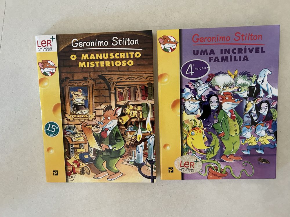 Livros Geronimo Stilton
