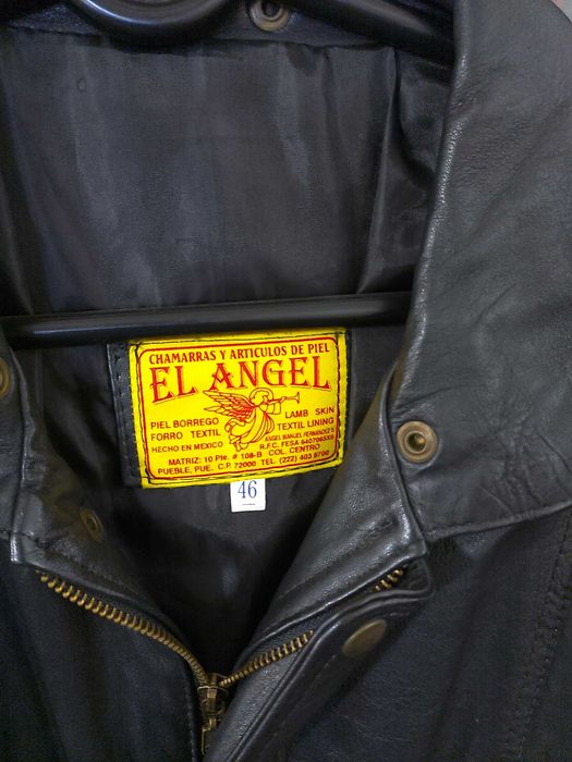 Chamarra de piel autentica 86cm de largo