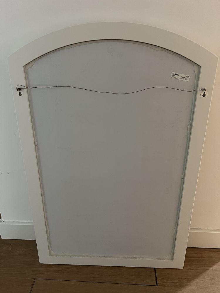 Espelho matredal IKEA 60x90cm com moldura branca