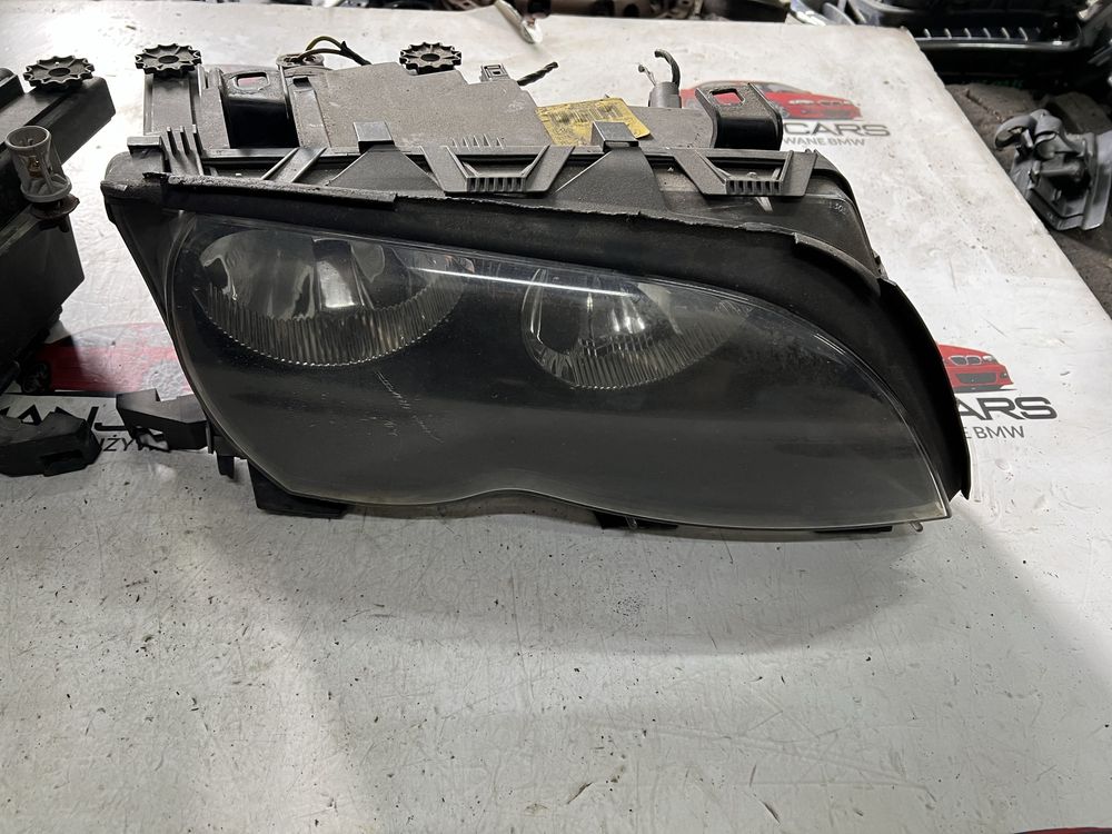 Reflektor lampa lewy prawy przod bmw e46 sedan kombi lift h7