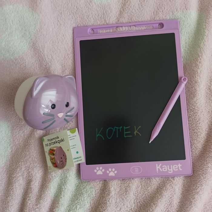 Zestaw. Znikopis Kayet + pojemniczek Kotek