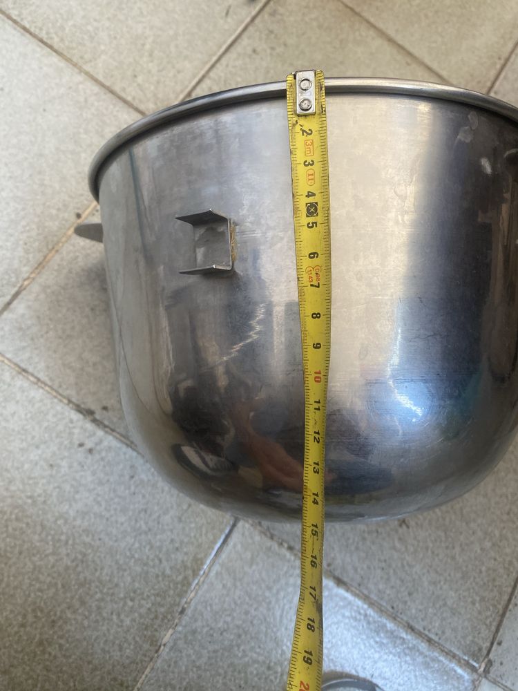 Pecas para batedeiras em aluminio balde em inox