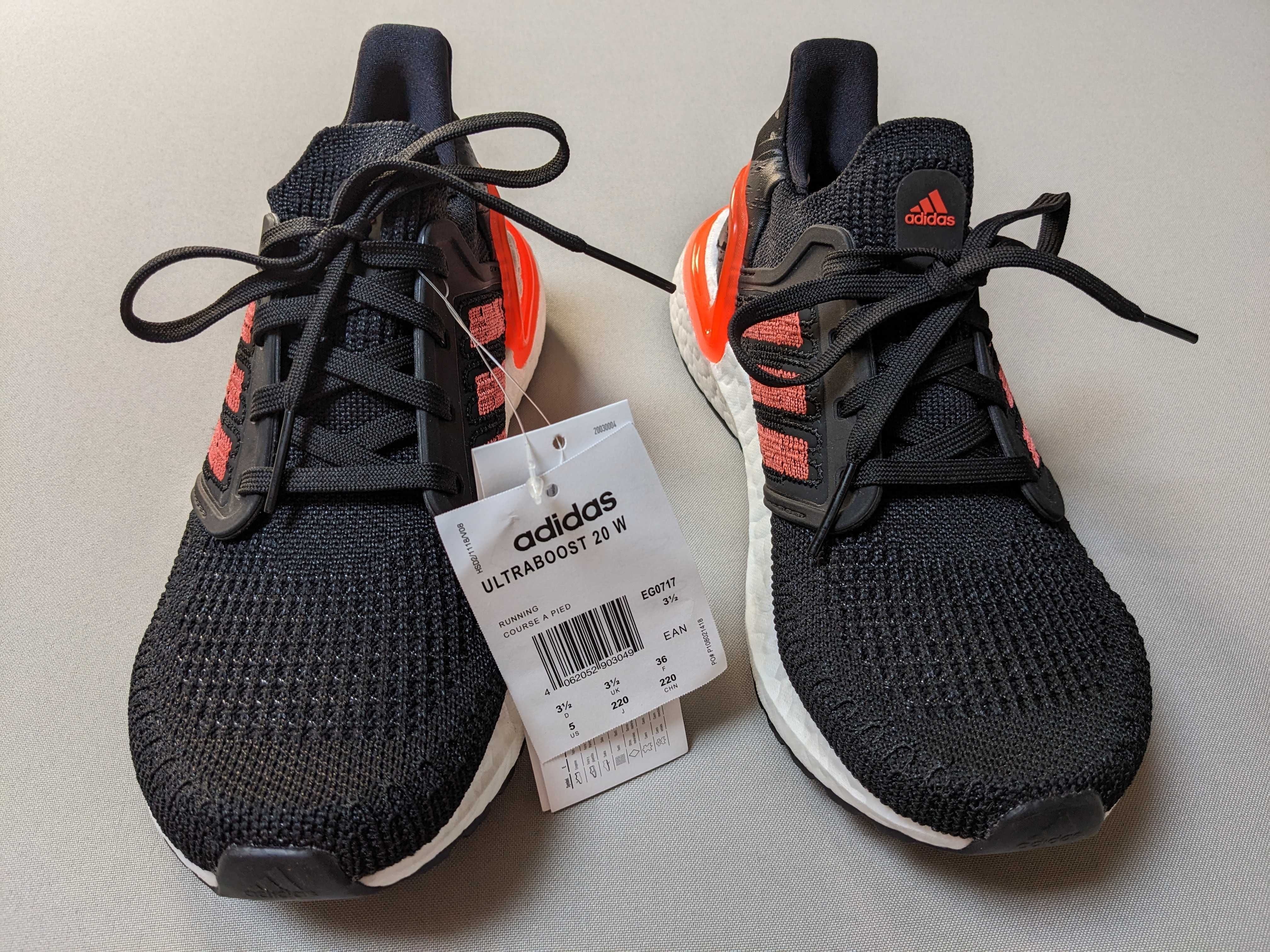 Оригінальні кросівки ADIDAS Ultraboost 20 нові. розмір 36 / 22 см.