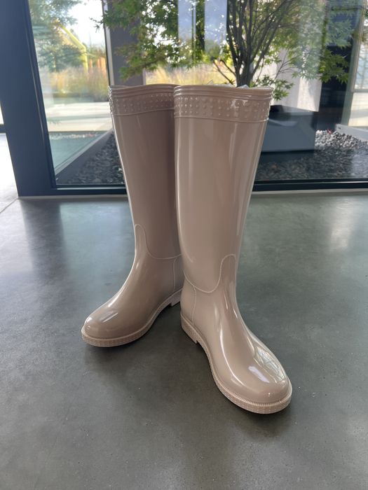 Kalosze poprosze rozm 38 nowe sand beige