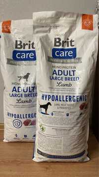 Сухий корм для собак великих порід від 25 кг Brit Care 12кг з ягням