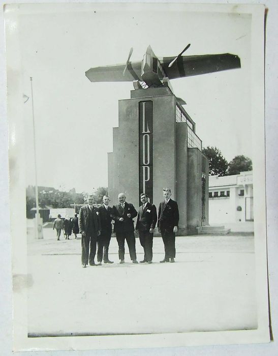 LOP Liga obrony powietrznej stare zdjęcie z wystawy w Poznaniu