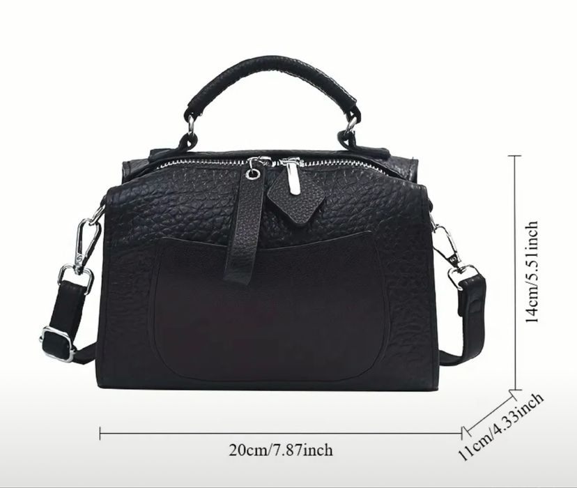 Елегантна шкіряна, красива сумочка