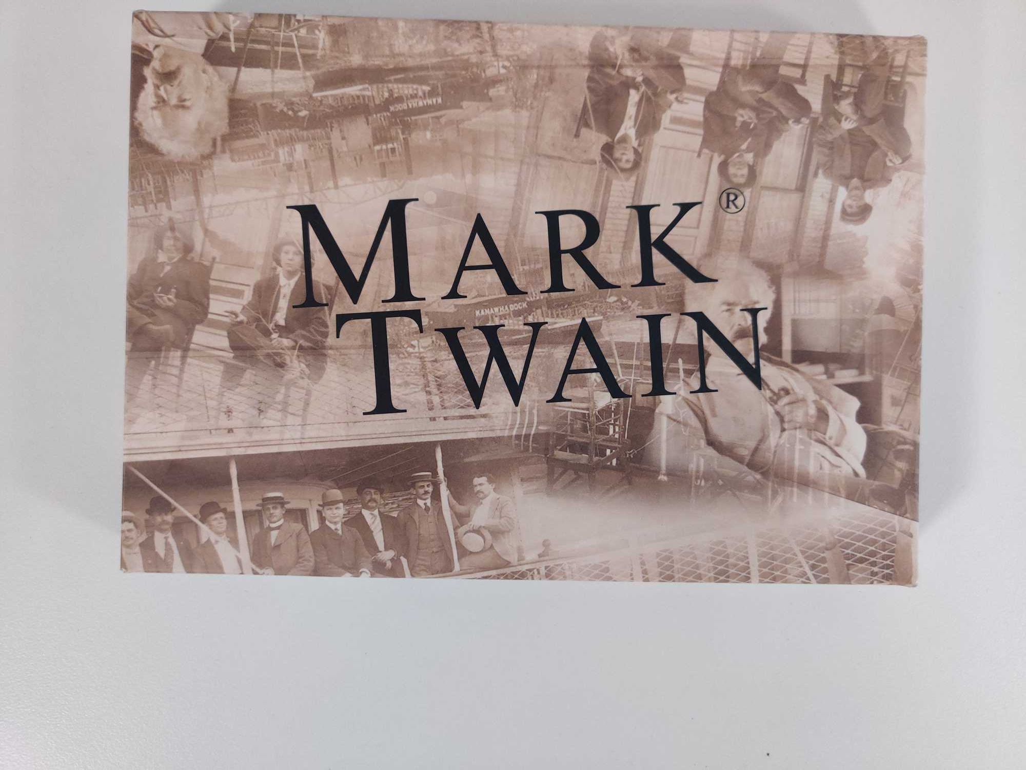 Zestaw Prezentowy Pióro + Długopis Mark Twain z futerałem LAFARGE