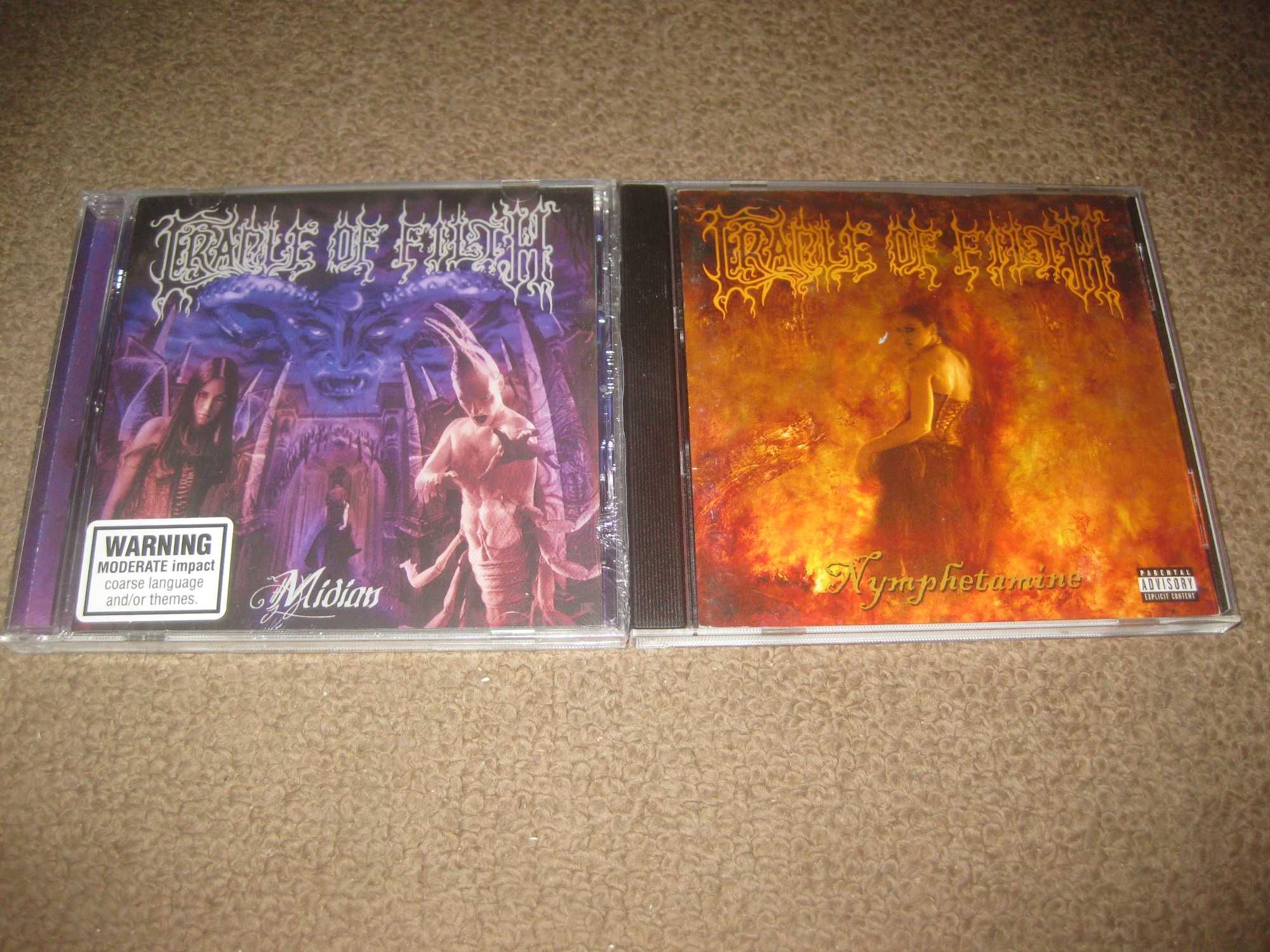 2 CDs dos "Cradle Of Filth"