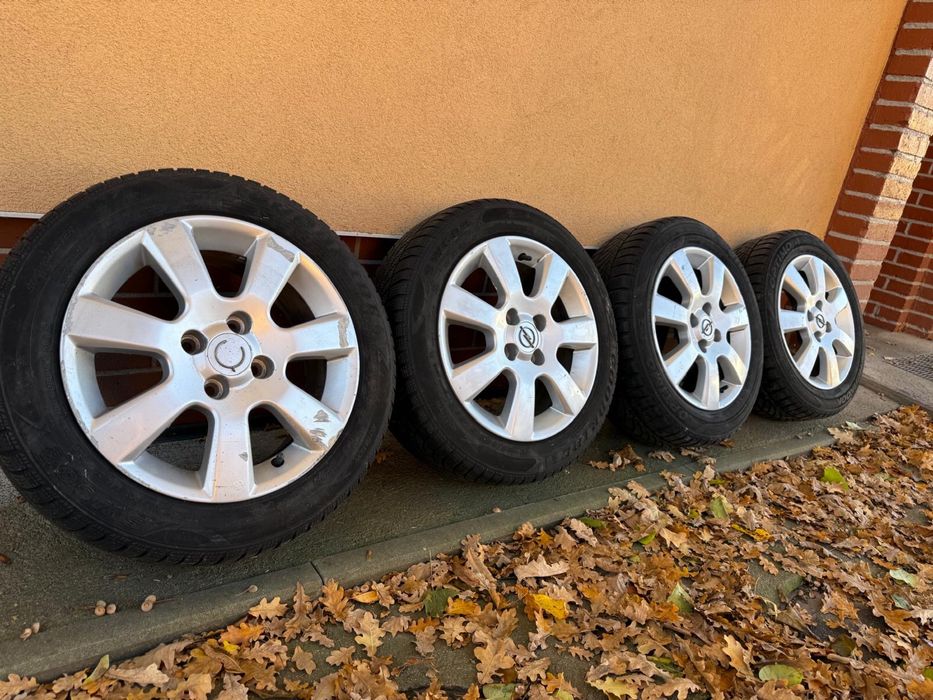 Koła zimowe aluminiowe opel corsa D  185/60/15