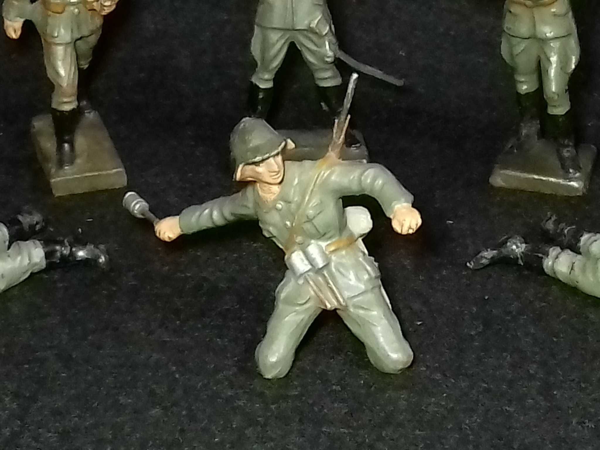 Lineol Soldiers (10 unid) - made in Germany 1940´s