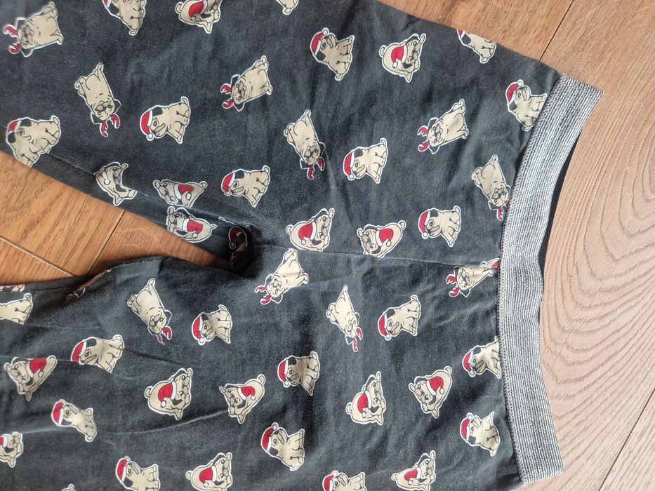 Świąteczne legginsy buldog francuski  152 Destination