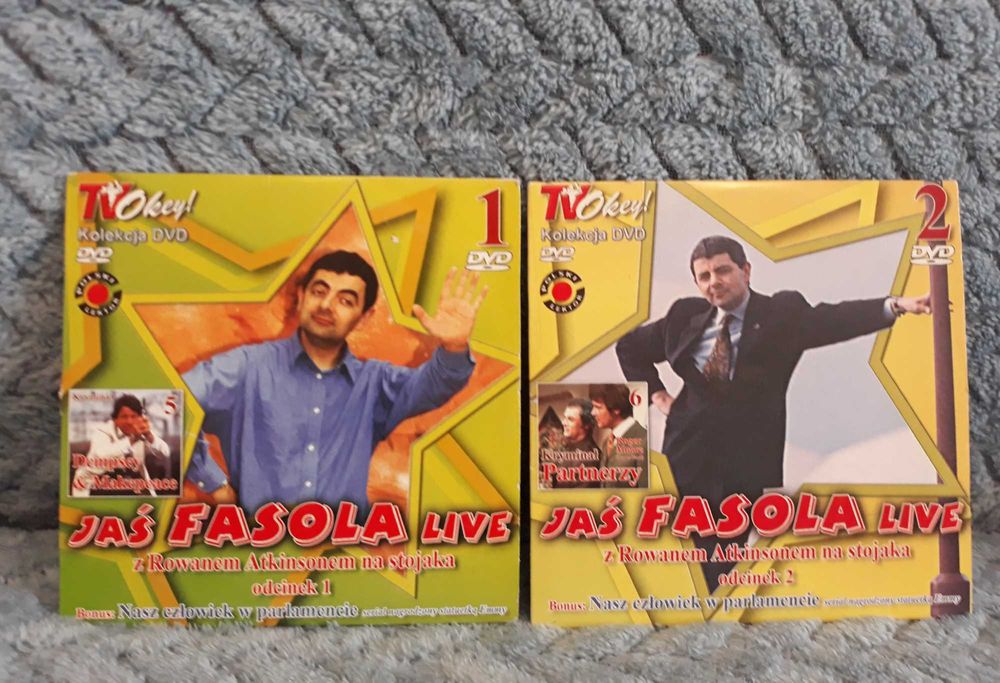 Zestaw DVD "Jaś Fasola Live" 1 i 2