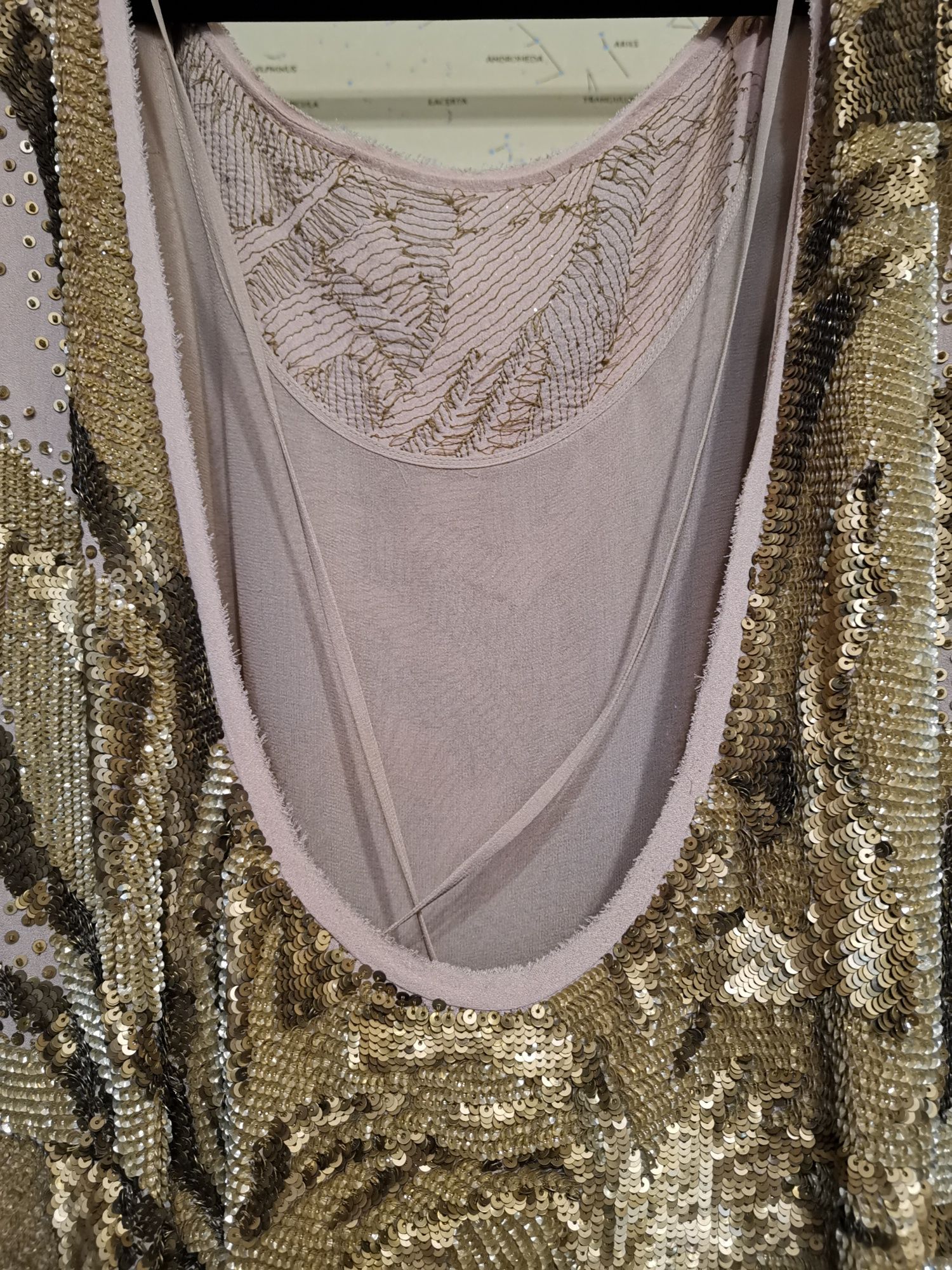 Jenny Packham дизайнерское платье вечернее платье коктейльное золото