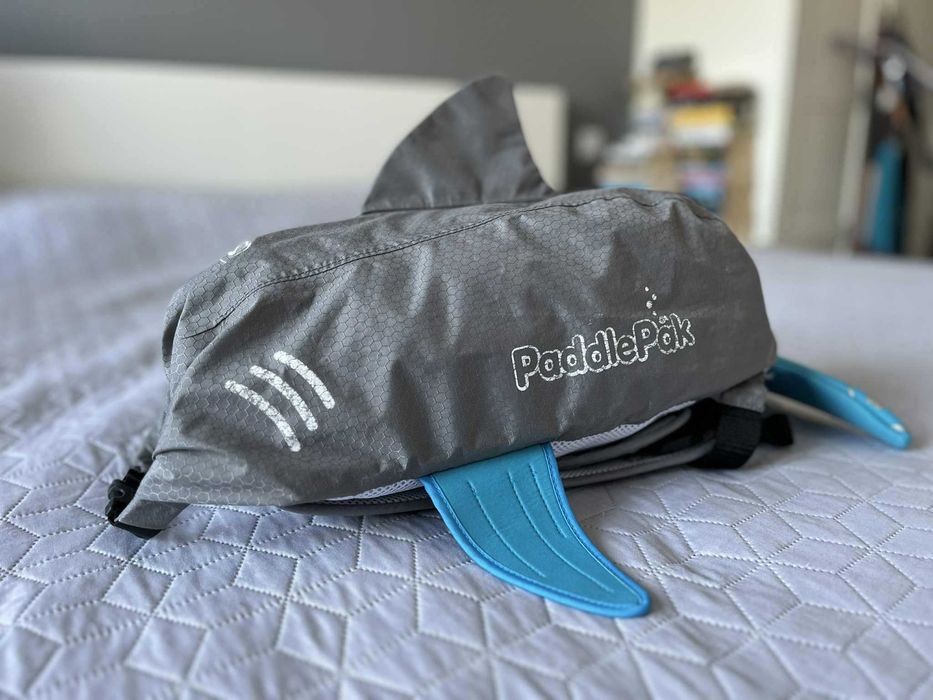 Trunki wodoodporny plecak PaddlePak Rekin stan bardzo dobry