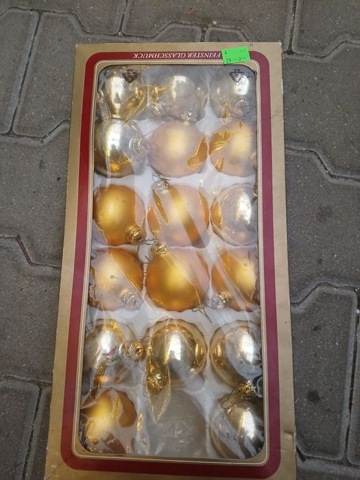 Bombki na choinkę pomarańczowe