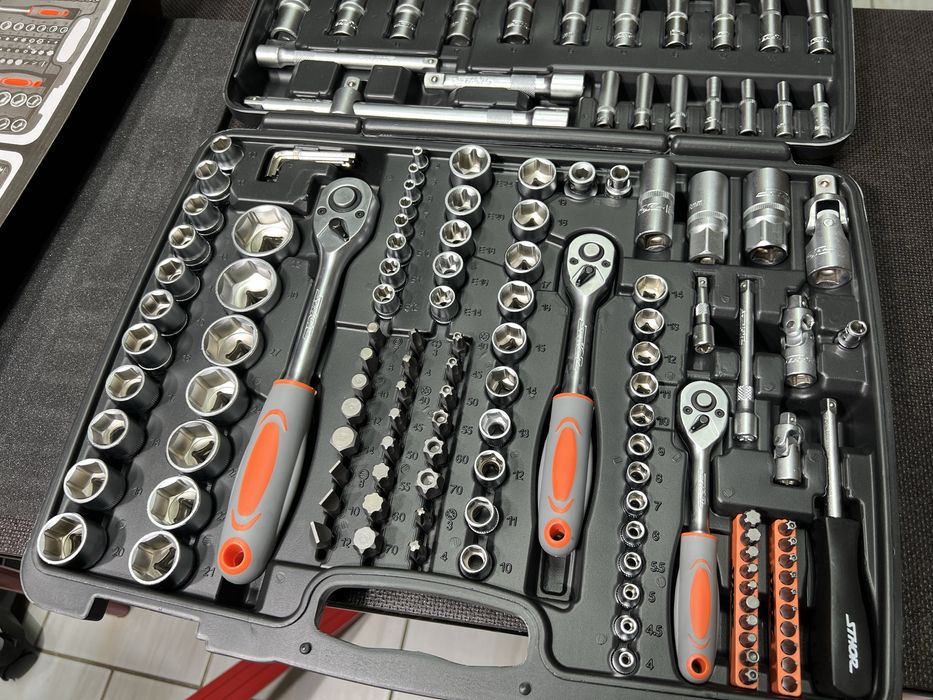 Набор инструментов STHOR 173 ед. Польша Технология AS-DRIVE