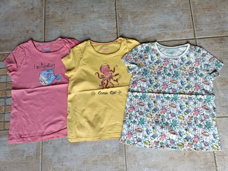 T-shirt, koszulka Lupilu, r. 110/116, dla dziewczynki