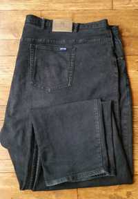 Duże męskie czarne dżinsy Rockford (pas 160cm)