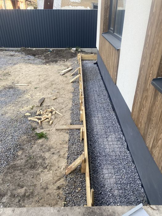 Бетонні роботи. Відмостки. Фундаменти. Площадки. Доріжки. Тераси.