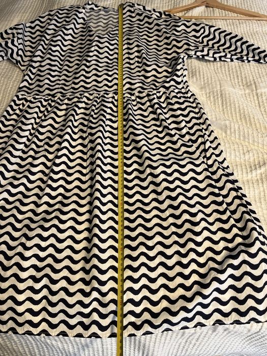 Sukienka bawelniana Carry xl bialo czarna