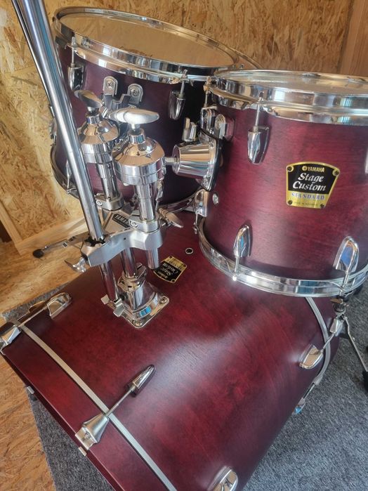 YAMAHA STAGE CUSTOM + Zildjian-kompletna perkusja, stan idealny! Dowóz