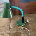 Lampka biurowa na biurko loft vintage PRL