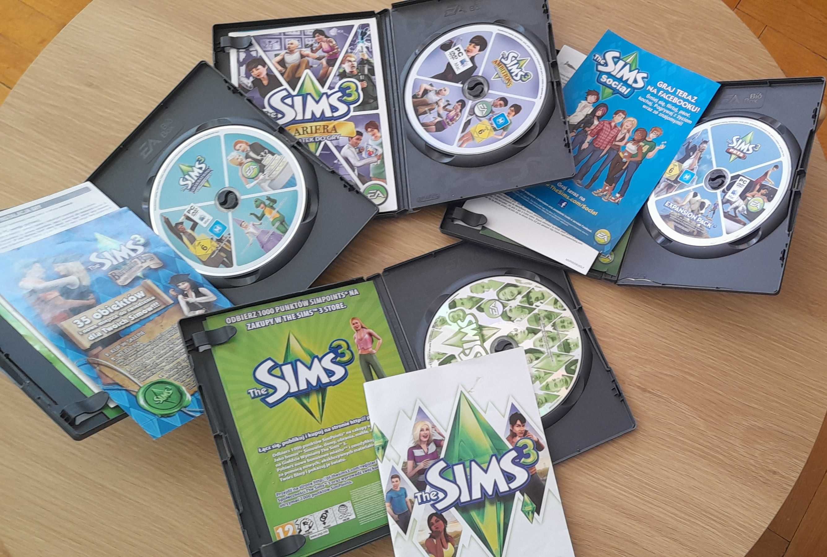 The Sims 3 Podstawa   + 3 dodatki PC PL (