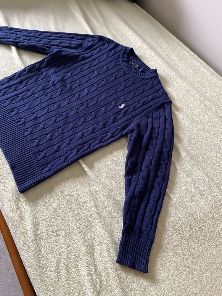 Ralph Lauren knitted  jumper/camisola azul