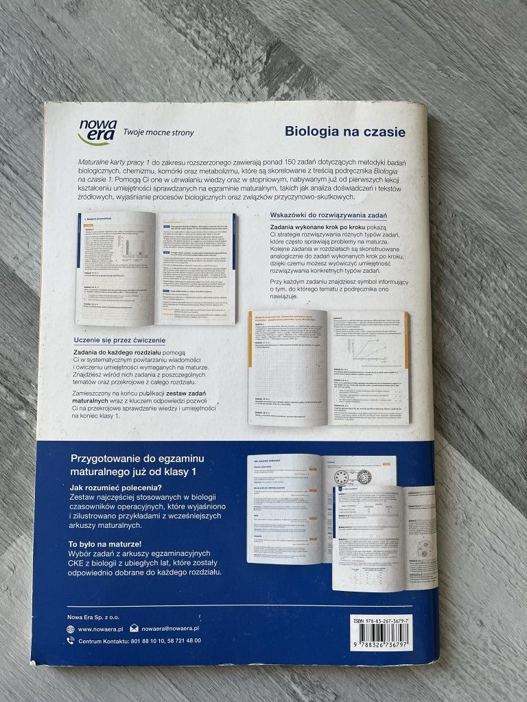 Maturalne karty pracy z biologii 1