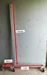 Suporte para auto tenda - armazenamento vertical
