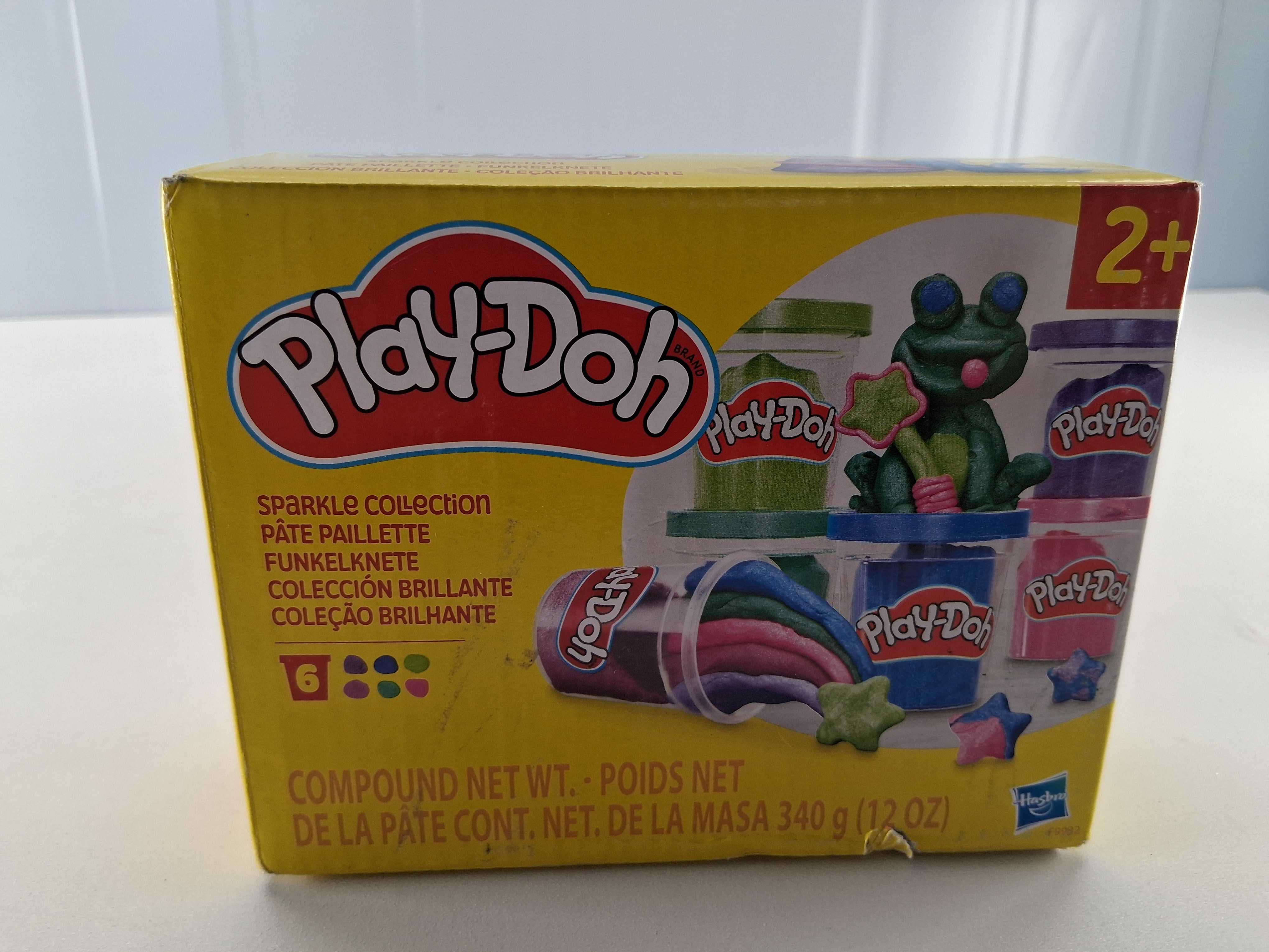 K026 Play-Doh Sparkle Collection Metallic Shine Zestaw Ciastoliny