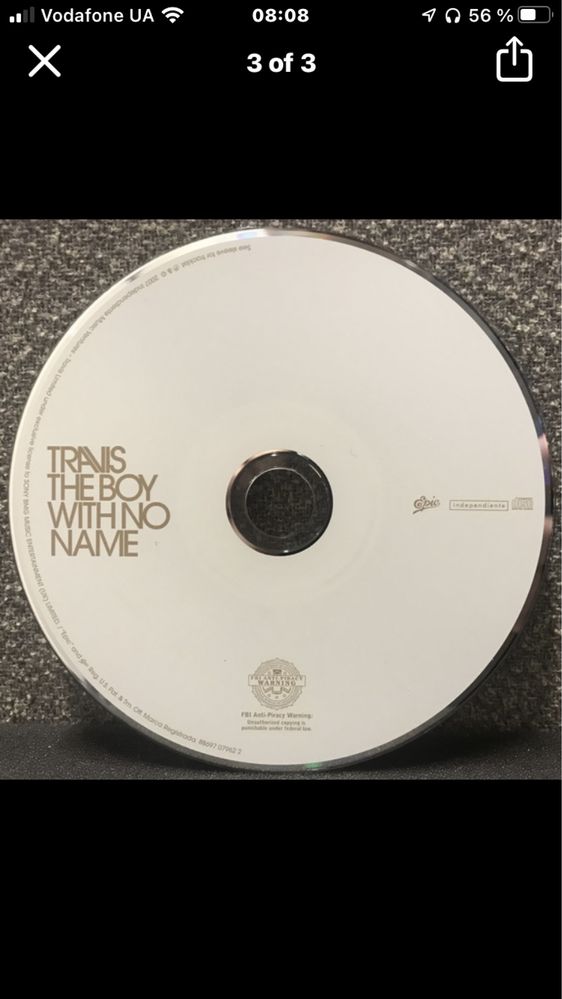 Travis - The Boy With No Name  cd
