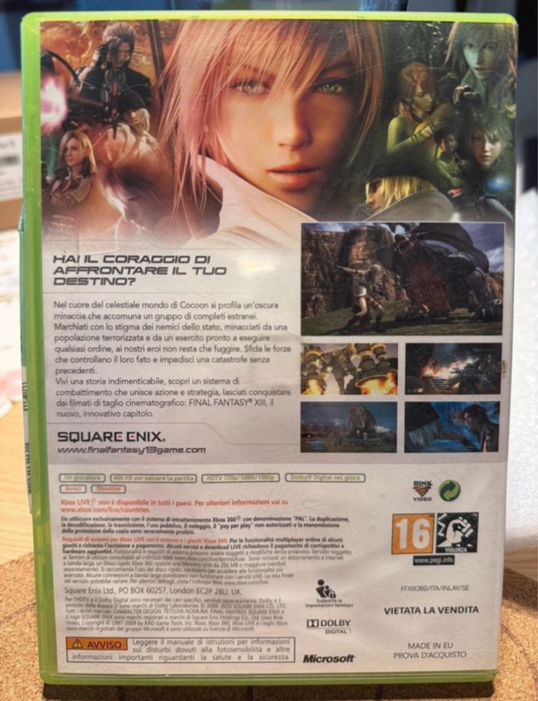 Final fantasy XIII gra Xbox 360