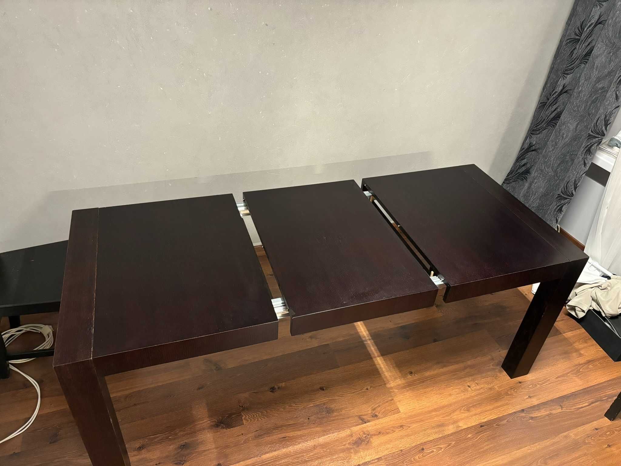 Stół CUBA (PAGED) - kolor wenge 130-210 x 80